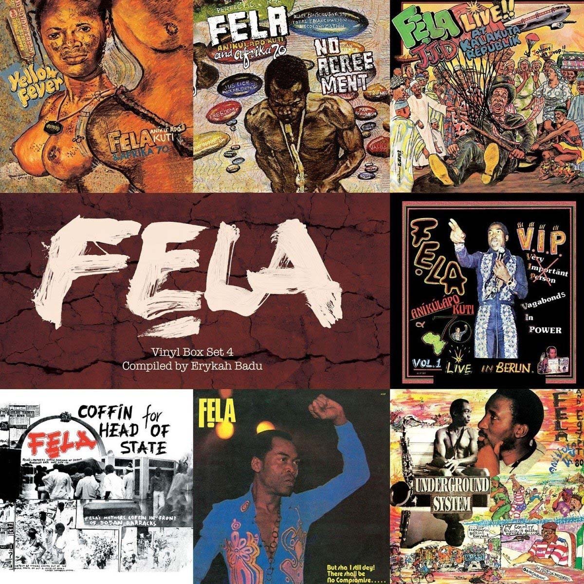FELA KUTI Box Set #4 7Vinyl LP Box-Set NEW 2017 - VINYL LP "VINYLBADGES"