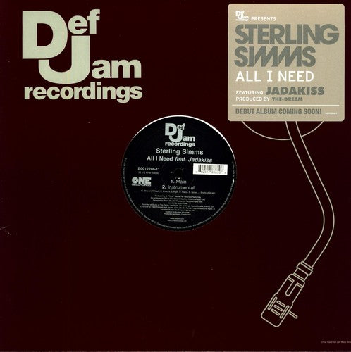 Sterling Simms: All I Need - VINYL LP "VINYLBADGES"