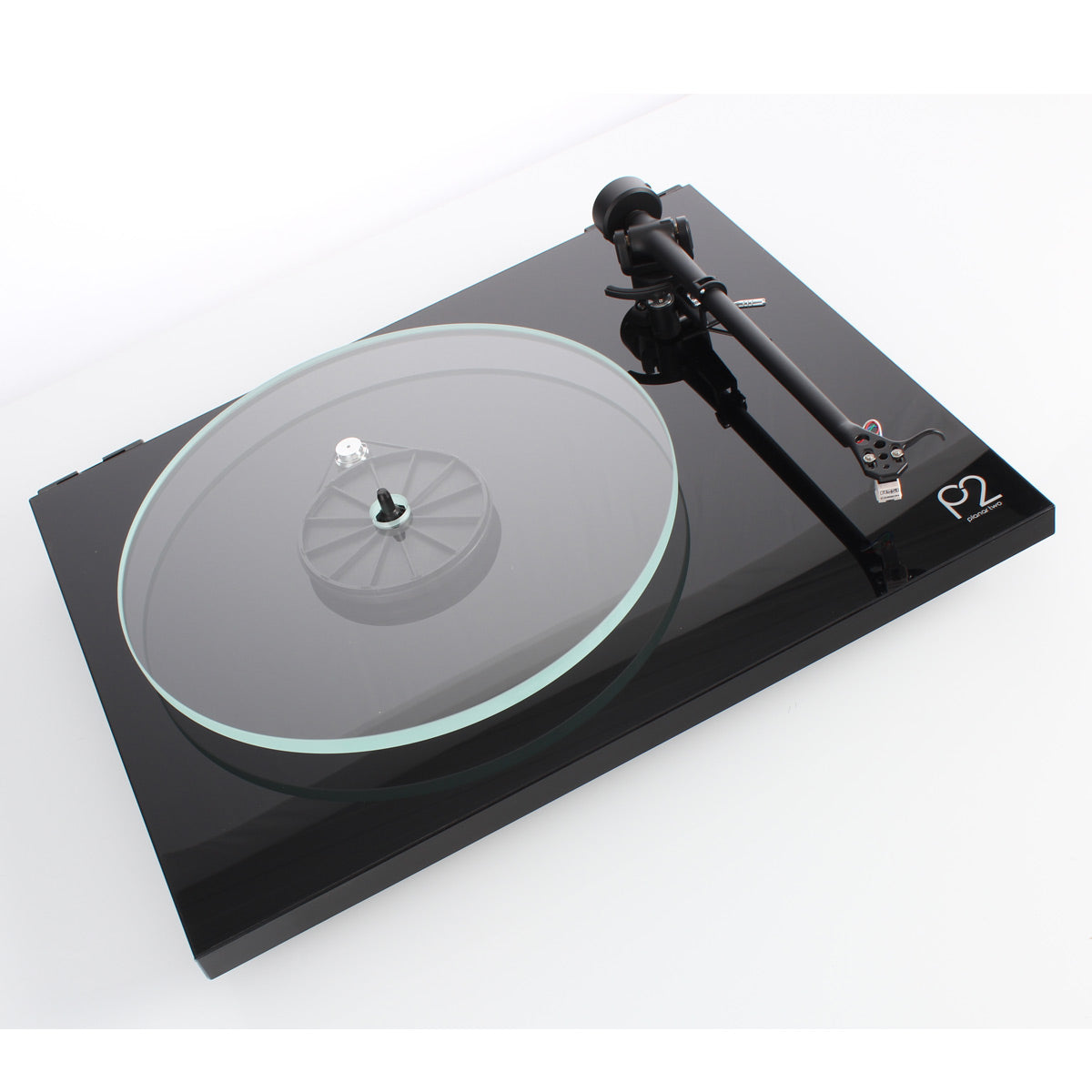 Rega Planar 2 Turntable with Premounted Carbon MM Cartridge (Gloss Black)