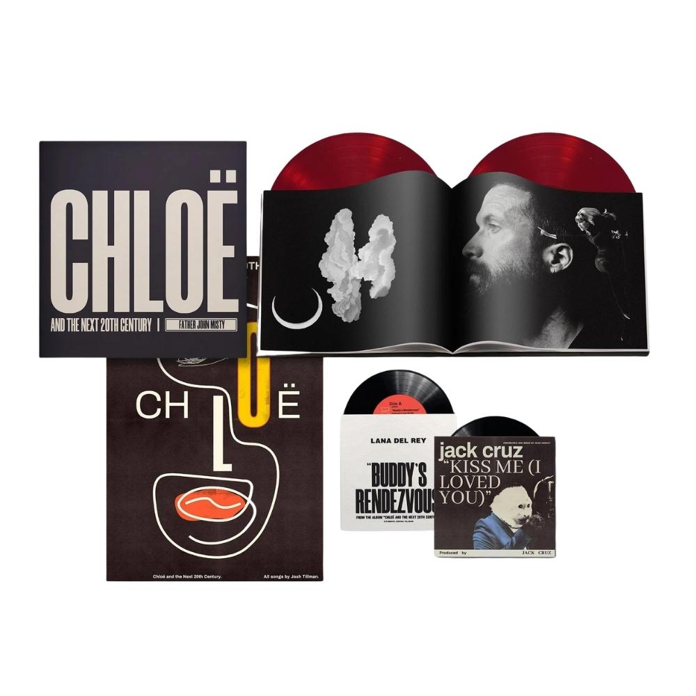 Father John Misty Chloë And The Next 20th Century Indies Red Vinyl LP Box Set 2022 - VINYL LP "VINYLBADGES"