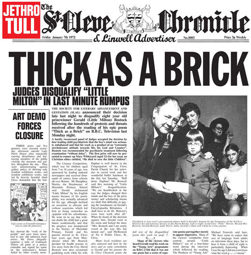 Jethro Tull: Thick As a Brick - VINYL LP "VINYLBADGES"