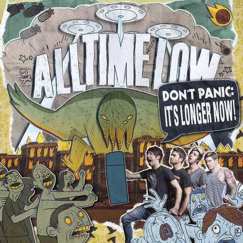 All Time Low: Don't Panic: It's Longer Now - Orange - VINYL LP "VINYLBADGES"