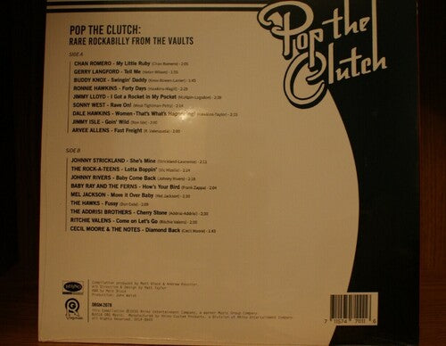 Various Artists: Pop The Clutch: Obscure Rockabilly From The Vaults - VINYL LP "VINYLBADGES"