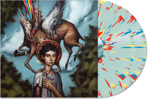 Circa Survive: Blue Sky Noise - Remastered - Clear Blue W/ Blue,Yellow & Red Splatter - VINYL LP "VINYLBADGES"