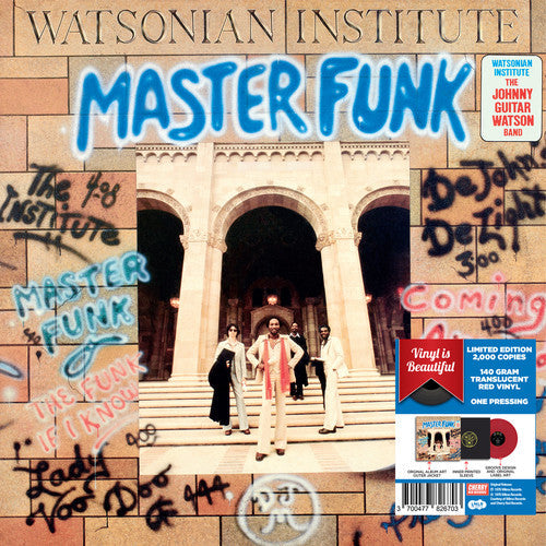 Watsonian Institute: Master Funk - Red Vinyl 2017 Limited Edition - VINYL LP "VINYLBADGES"