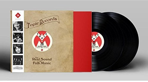 Various Artists: The Real Sound Of Folk Music (Various Artists) - VINYL LP "VINYLBADGES"