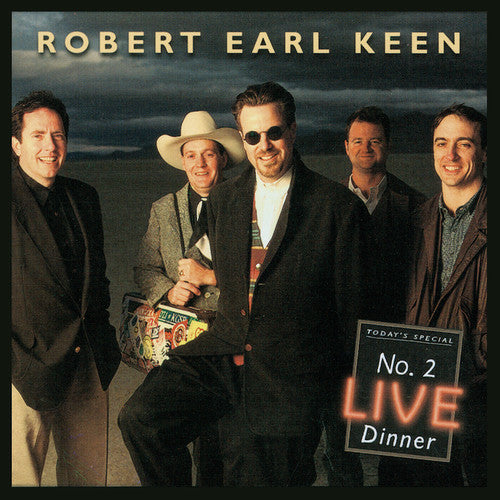 Robert Earl Keen: No. 2 Live Dinner - VINYL LP "VINYLBADGES"