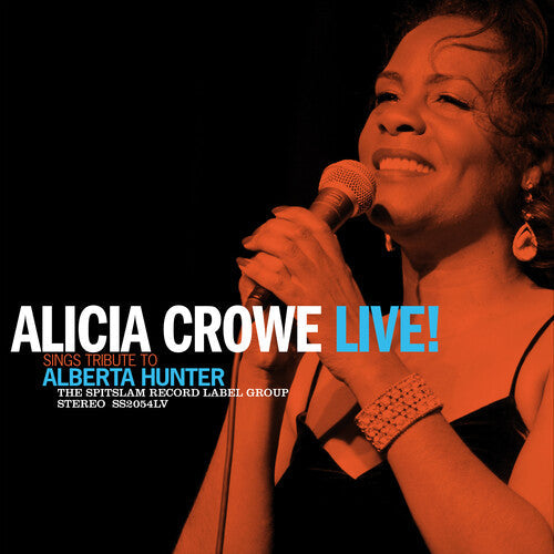 Alicia Crowe: Alicia Crowe Sings Tribute To Alberta Hunter Live! - VINYL LP "VINYLBADGES"
