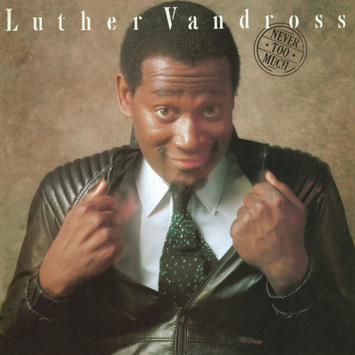 Luther Vandross: Never Too Much - VINYL LP "VINYLBADGES"