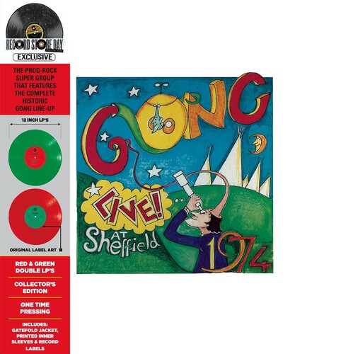 Gong: Live! At Sheffield 1974 - VINYL LP "VINYLBADGES"