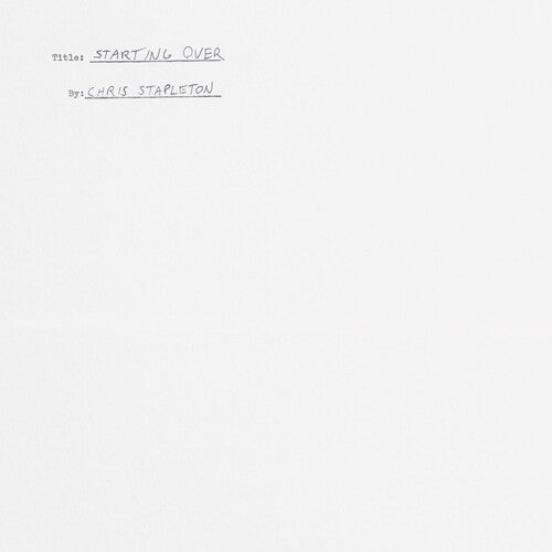 Chris Stapleton: Starting Over - VINYL LP "VINYLBADGES"