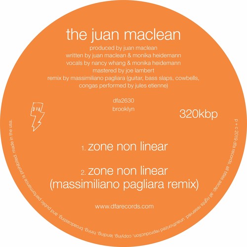 Juan Maclean: What Do You Feel Free About? / Zone Nonlinear - VINYL LP "VINYLBADGES"