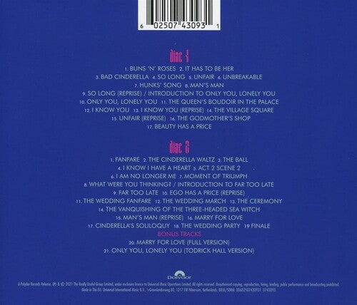 Andrew Lloyd Webber: Highlights from Andrew Lloyd Webber's Cinderella - VINYL LP "VINYLBADGES"