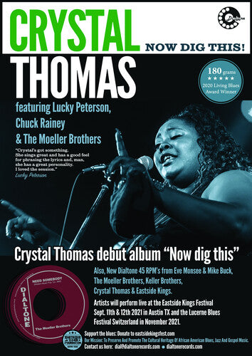 Crystal Thomas: Now Dig This! - VINYL LP "VINYLBADGES"