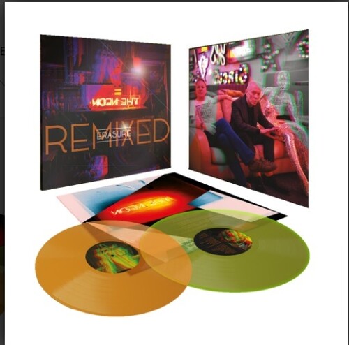 Erasure: The Neon Remixed (Limited Edition Amber and Yellow Vinyl) - VINYL LP "VINYLBADGES"