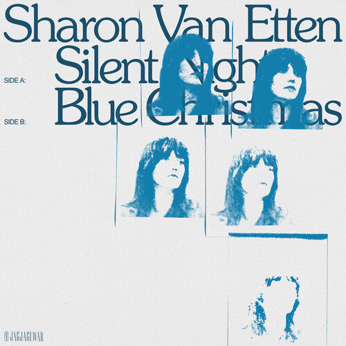 Sharon Van Etten: Silent Night / Blue Christmas (Clear Blue) - VINYL LP "VINYLBADGES"