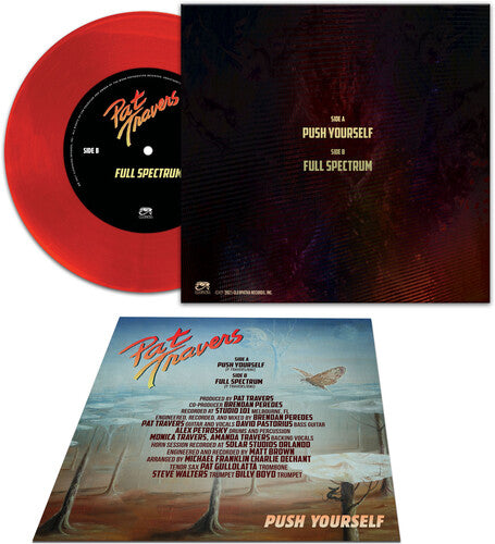 Pat Travers: Push Yourself (Red) - VINYL LP "VINYLBADGES"