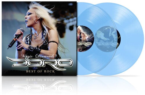Doro: Magic Diamonds - Best Of Rock (Curacao Clear) - VINYL LP "VINYLBADGES"