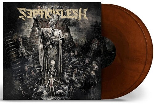 Septicflesh: Modern Primitive (Brown & Black Marbled) - VINYL LP "VINYLBADGES"