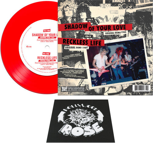Hollywood Rose: Shadow Of Your Love / Reckless Life (red) - VINYL LP "VINYLBADGES"