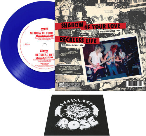 Hollywood Rose: Shadow Of Your Love / Reckless Life (blue) - VINYL LP "VINYLBADGES"