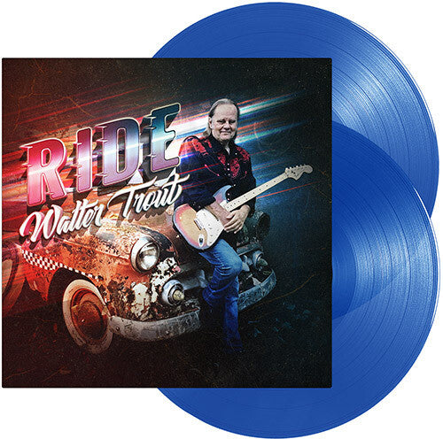 Walter Trout: Ride - Translucent Blue Vinyl (Exclusive) - VINYL LP "VINYLBADGES"