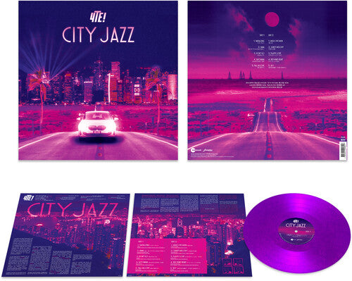 4TE!: City Jazz! - Sparkle Purple - VINYL LP "VINYLBADGES"