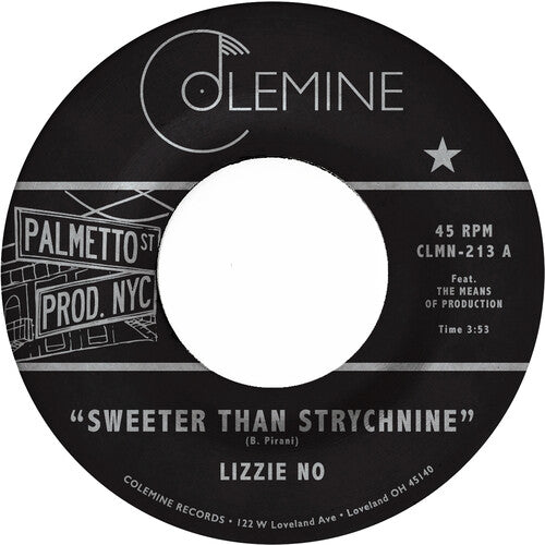 Lizzie No & Ben Pirani: Sweeter Than Strychnine / Stop Bothering Me - Opaque Red - VINYL LP "VINYLBADGES"