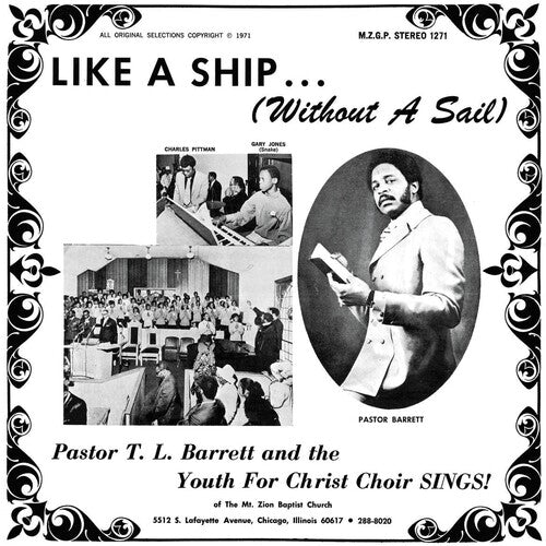 Pastor T.L. Barrett & The Youth For Christ Choir: Like A Ship (without A Sail) - VINYL LP "VINYLBADGES"