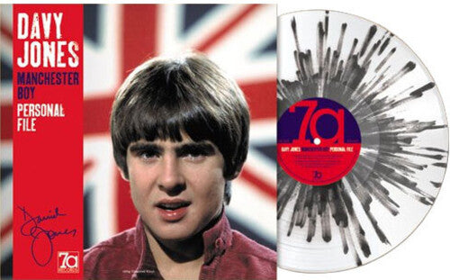 Davy Jones: Manchester Boy: Personal File - 180gm Black & White Splatter Vinyl - VINYL LP "VINYLBADGES"