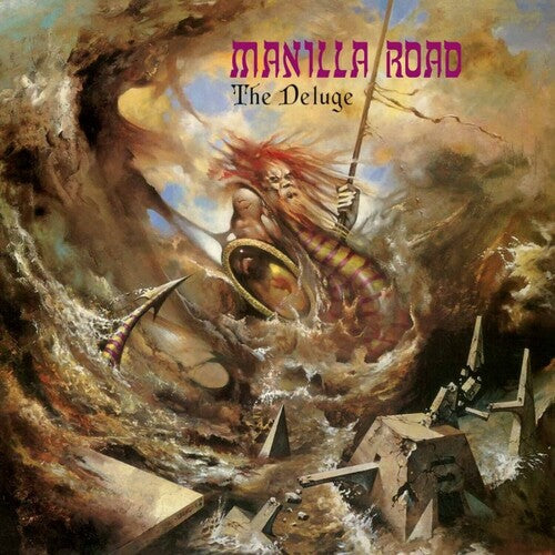 Manilla Road: Deluge - Orange/blue - VINYL LP "VINYLBADGES"