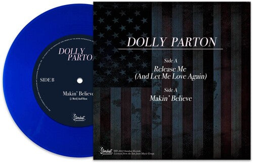 Dolly Parton: Release Me - And Let Me Love Again - Blue - VINYL LP "VINYLBADGES"