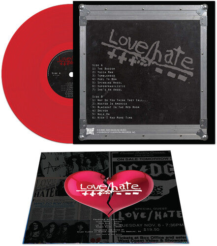 Love/Hate: Best Of - Re-cut - Red - VINYL LP "VINYLBADGES"