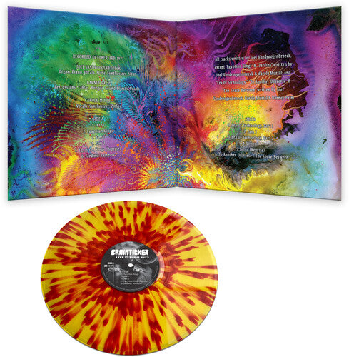 Brainticket: Live In Rome 1973 - Red/yellow Splatter - VINYL LP "VINYLBADGES"