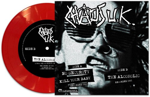 Chaos UK: No Security - Red - VINYL LP "VINYLBADGES"