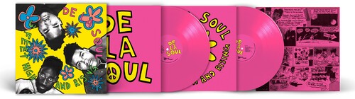De La Soul: 3 Feet High And Rising - Magenta - VINYL LP "VINYLBADGES"