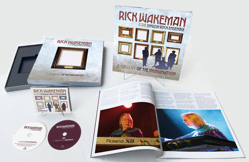 Rick Wakeman: Gallery Of The Imagination - Ltd Box Set Edition, 140gm Vinyl + CD + DVD + 28pg Book - VINYL LP "VINYLBADGES"