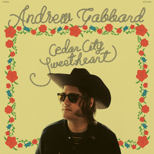 Andrew Gabbard: Cedar City Sweetheart - Clear W/ Yellow & Red Swirl - VINYL LP "VINYLBADGES"