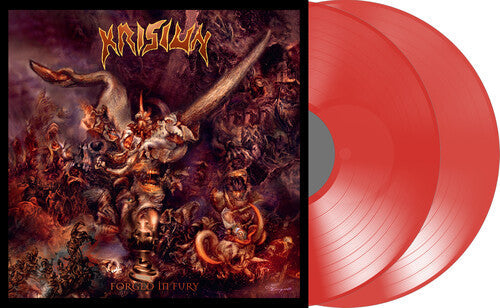 Krisiun: Forged In Fury - Red - VINYL LP "VINYLBADGES"