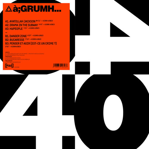 A;Grumh...: - PIAS 40 - VINYL LP "VINYLBADGES"