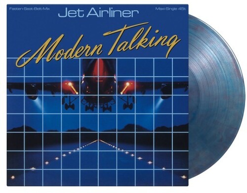 Modern Talking: Jet Airliner - Limited 180-Gram Translucent Blue & Red Marble Colored Vinyl - VINYL LP "VINYLBADGES"