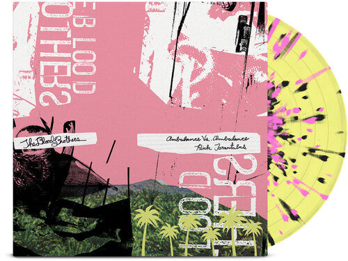 The Blood Brothers: Burn, Piano Island, Burn (Deluxe Ed.) Yellow w/Pink & Black Splatter - VINYL LP "VINYLBADGES"