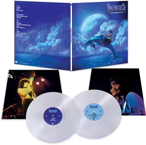 Nazareth: The Fool Circle Tour 1981 - Clear - VINYL LP "VINYLBADGES"
