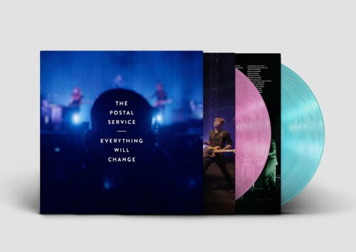 The Postal Service: Everything Will Change - Llavender/Blue - VINYL LP "VINYLBADGES"
