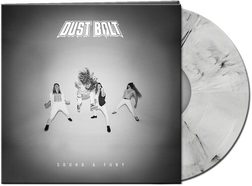 Dust Bolt: Sound & Fury - White/black Marbled - VINYL LP "VINYLBADGES"