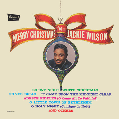 Jackie Wilson: Merry Christmas From Jackie Wilson - Transparent Green - VINYL LP "VINYLBADGES"