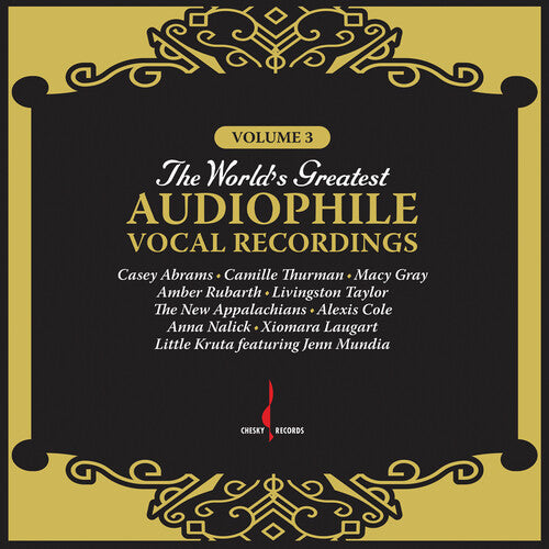 Worlds Greatest Audiophile Vocal Recordings Vol. 3: The World's Greatest Audiophile Vocal Recordings Vol. 3 (Various) - VINYL LP "VINYLBADGES"