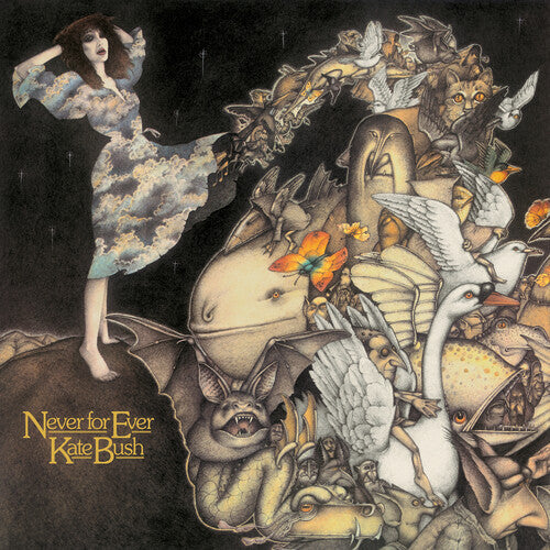 Kate Bush: Never For Ever - 2018 Remaster Fish People Edition - 180g Black Vinyl - VINYL LP "VINYLBADGES"