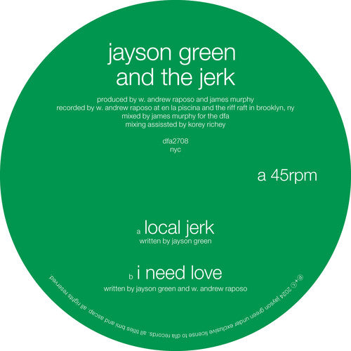 Local Jerk / I Need Love - VINYL LP "VINYLBADGES"