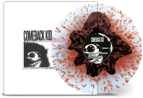 Comeback Kid: Trouble EP - Clear/Black Yolk W Red Splatter - VINYL LP "VINYLBADGES"